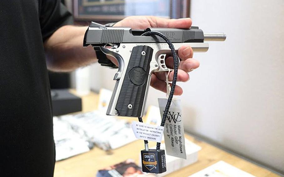 Air Force issuing 150,000 free gun locks in bid to improve safety and